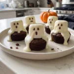 Halloween Ghost Brownie Bites Recipe