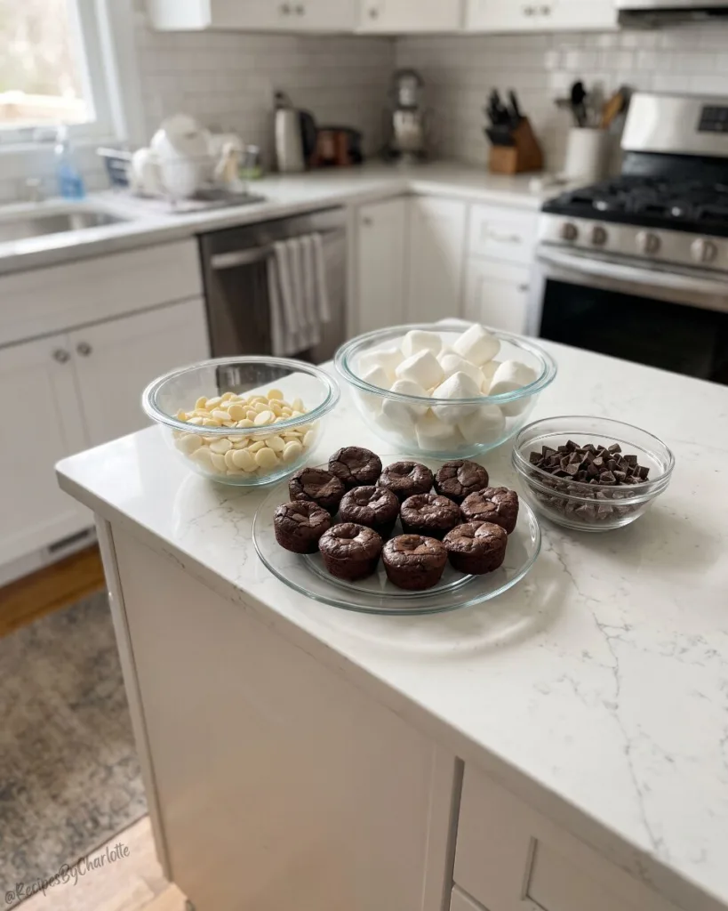 Halloween Ghost Brownie Bites 2