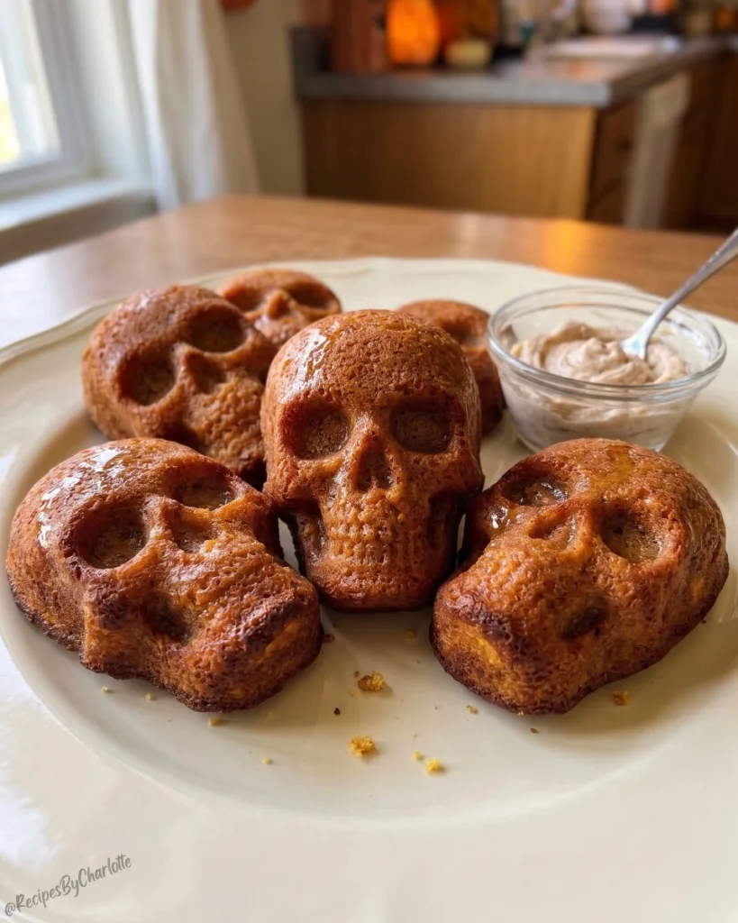 Skeleton Halloween Cornbread 1