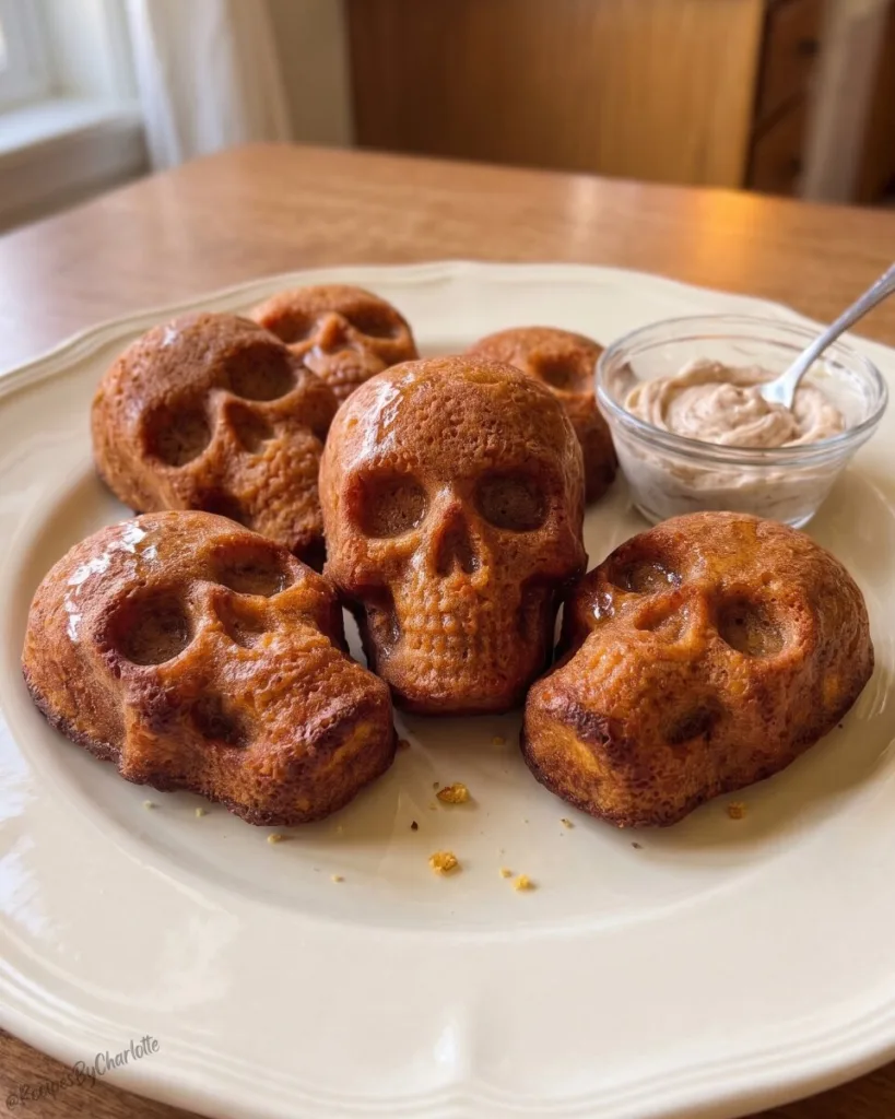 Skeleton Halloween Cornbread 6