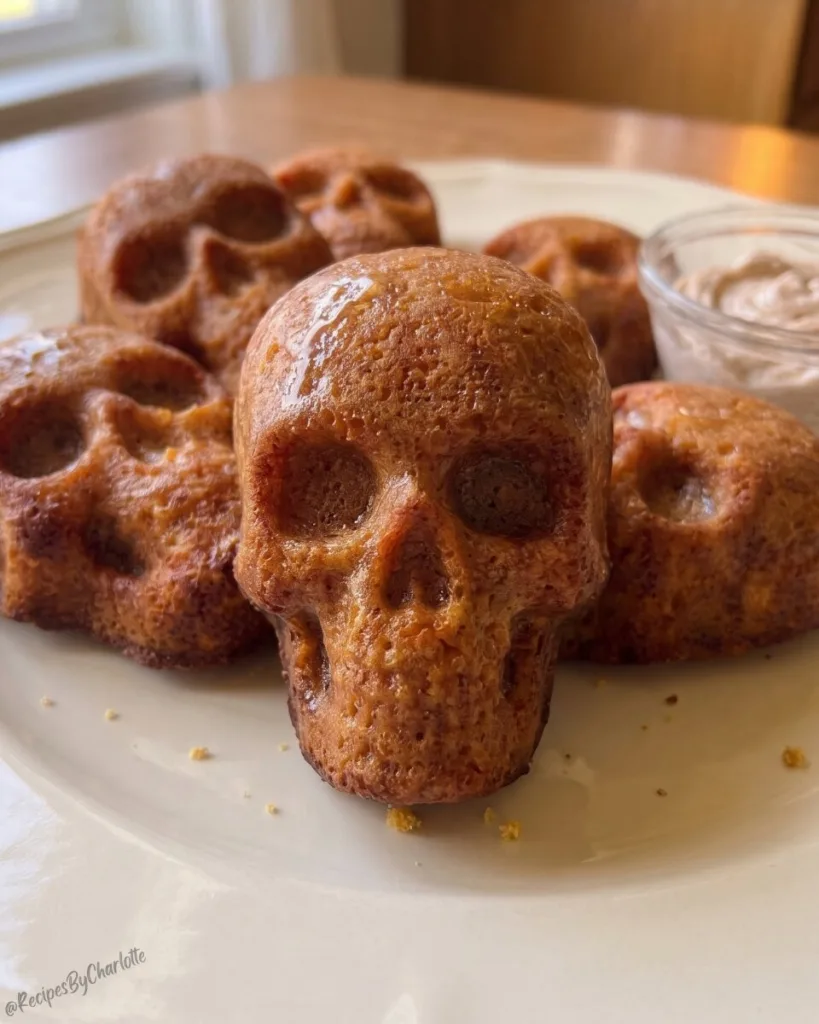 Skeleton Halloween Cornbread 7