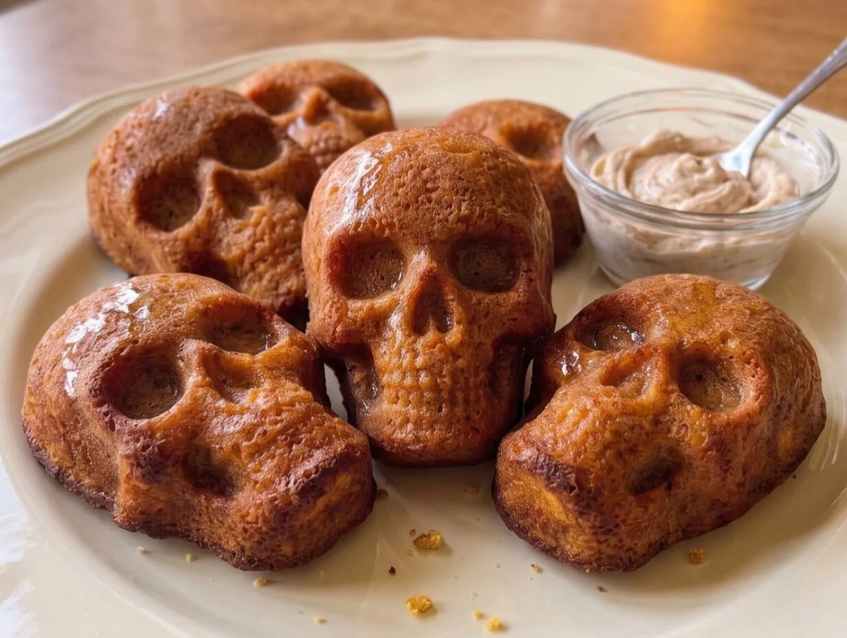 Skeleton Halloween Cornbread